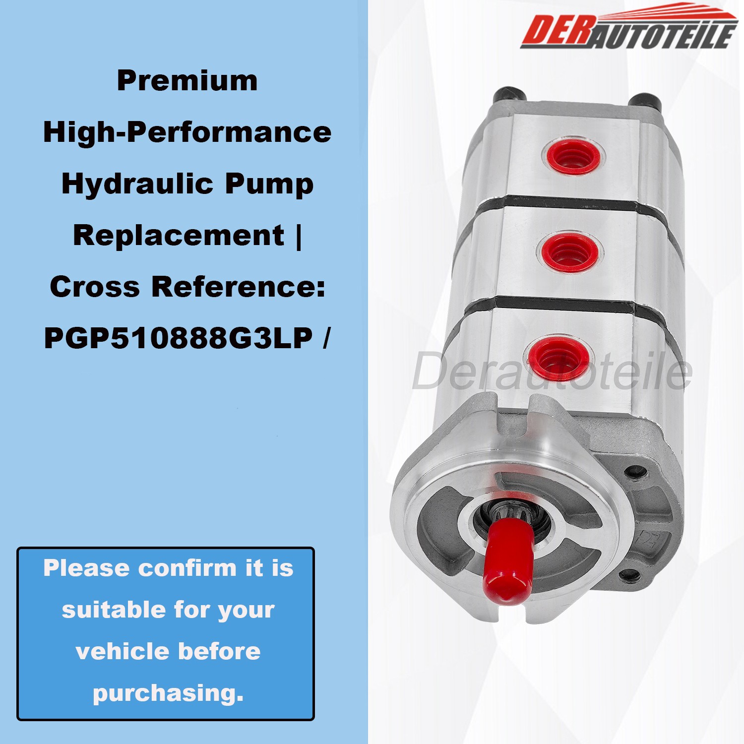 NEW FOR AGT Three-Section Hydraulic Pump Pgp510888g3lp Skid Steer Gear Pump