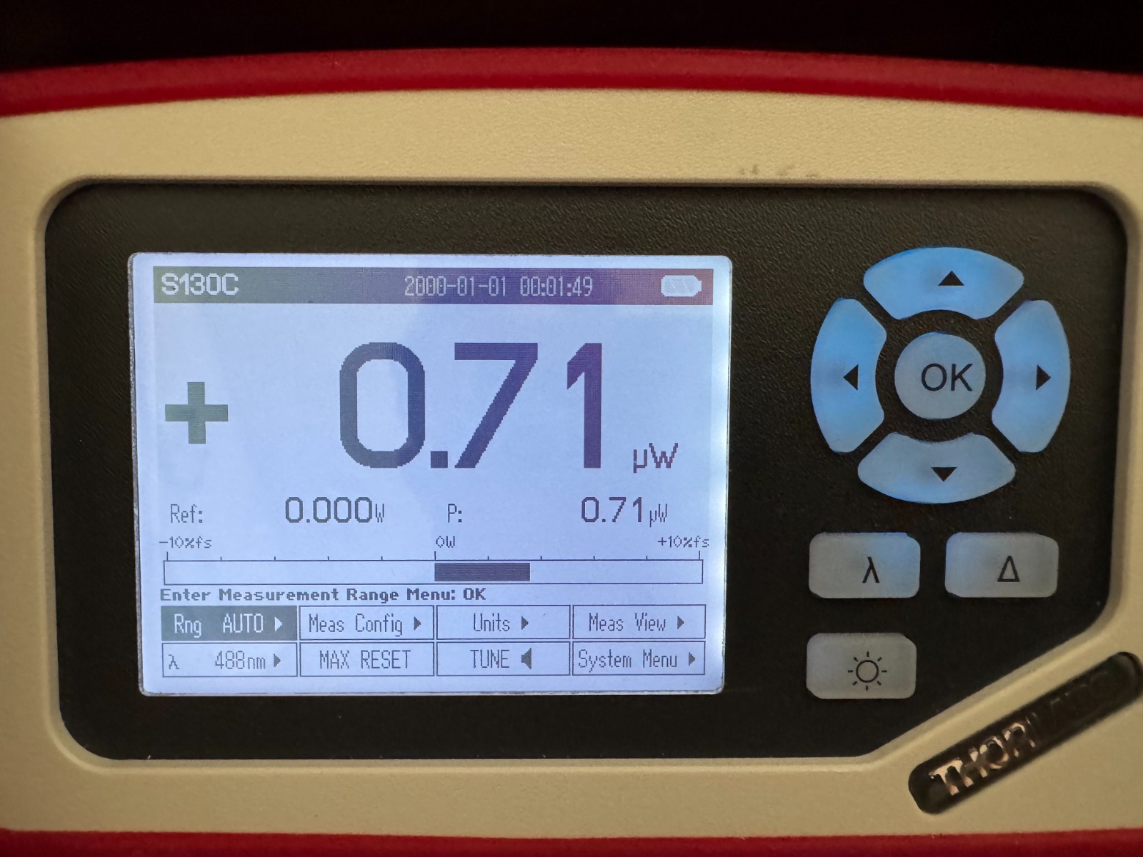ThorLabs PM100D Compact Optical Power & Energy Meter Console w/Sensor S130C