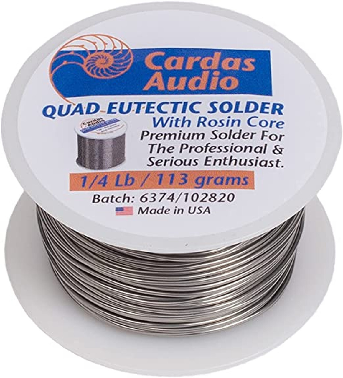 50 inches Cardas Audio- .032 Dia Low Melt + .5ml Ruby Liquid Flux