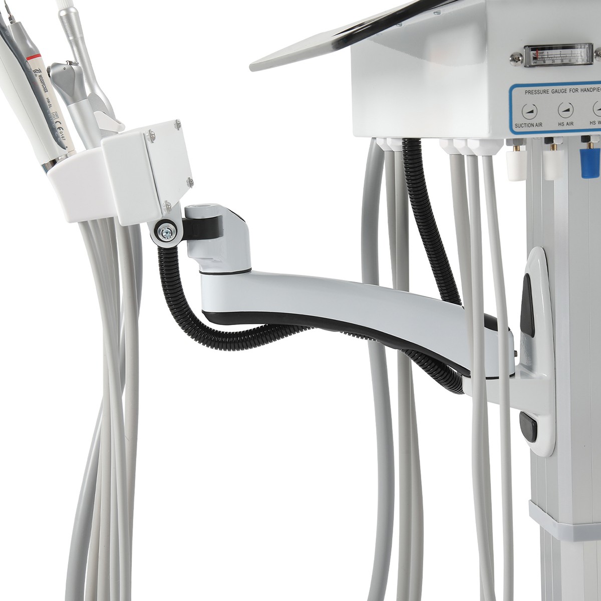 Dental Mobile Delivery Unit with electric lift Curing Light Scaler/Folding Chair