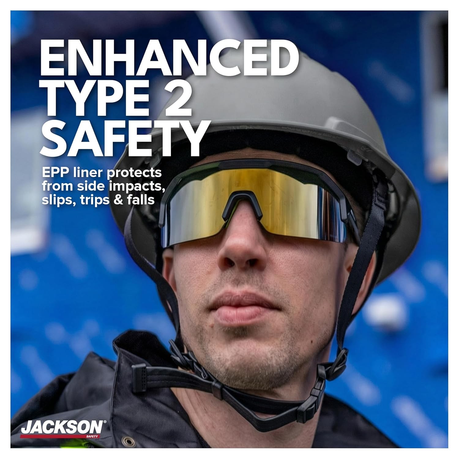 Jackson Safety Blockhead2 Type 2 Full Brim Vented Construction Industrial Hard