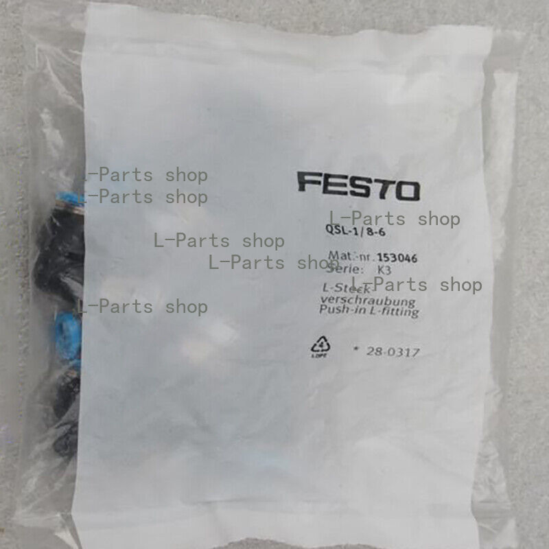 10PC New FESTO QSL-1/8-6 153046 Connector Free Shipping