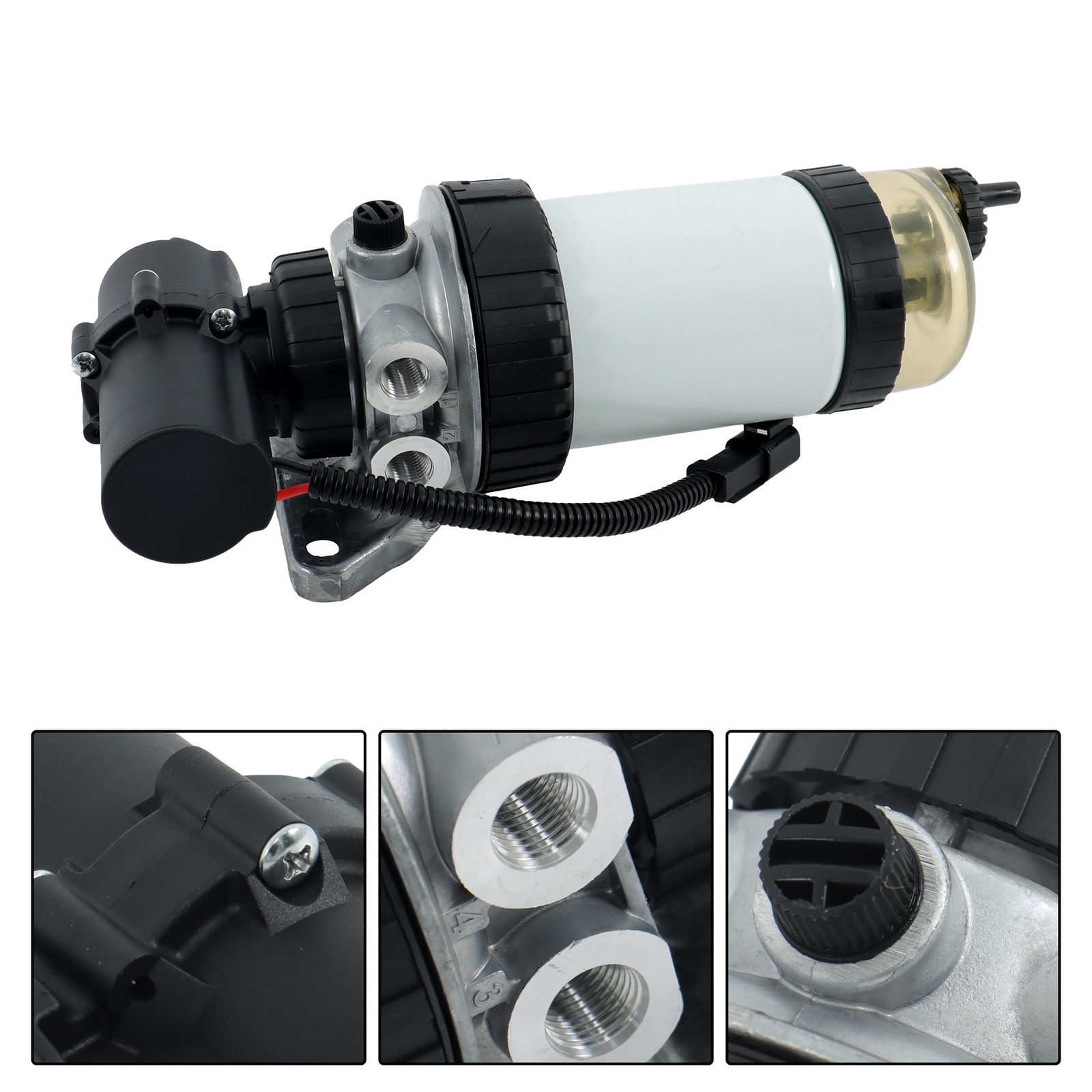 MP10325 Fuel Filter & Lift Pump Assembly For CAT 248B 287B Terex PT75 PT80 804C
