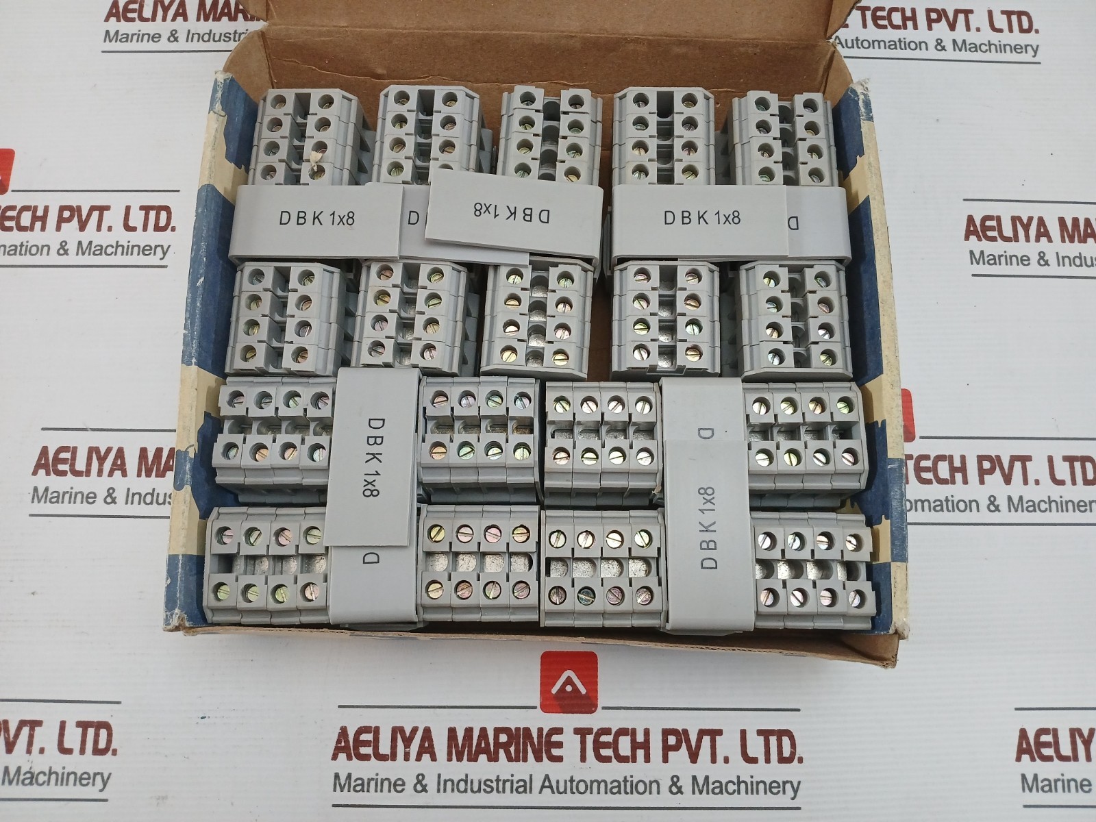 ELMEX DBK 1X8 Terminal Distribution Block 800V 57A(1 Box = 9 Pcs)