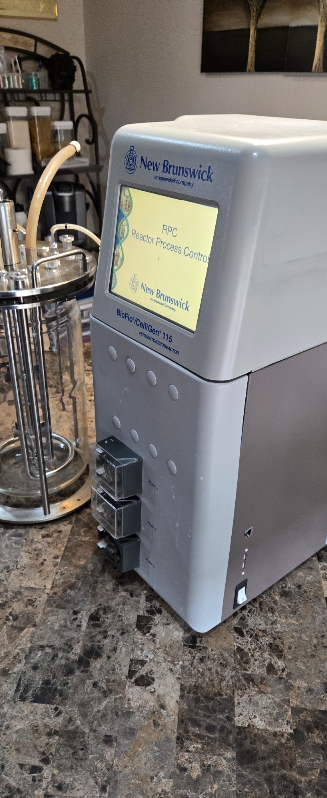 Eppendorf BioFlo/Celligen 115 Bio Reactor W/ 10L Reaction Vessel