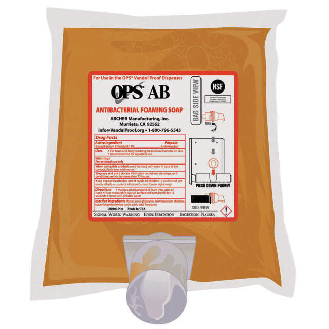 Ops 1405-02G 1000 Ml Foam Hand Soap Cartridge (1 Unit)