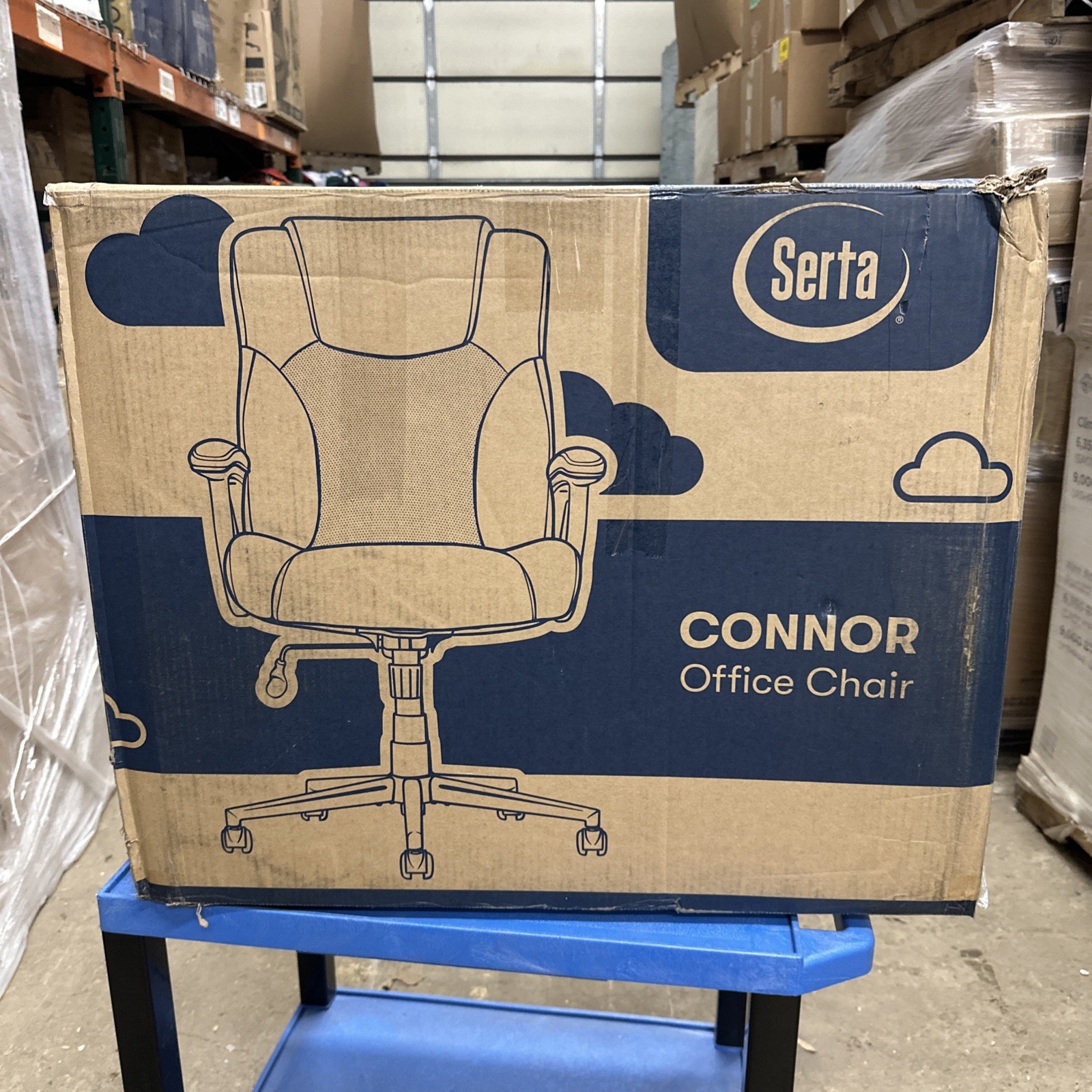 Serta Connor Modern Leather Cognac 43672H