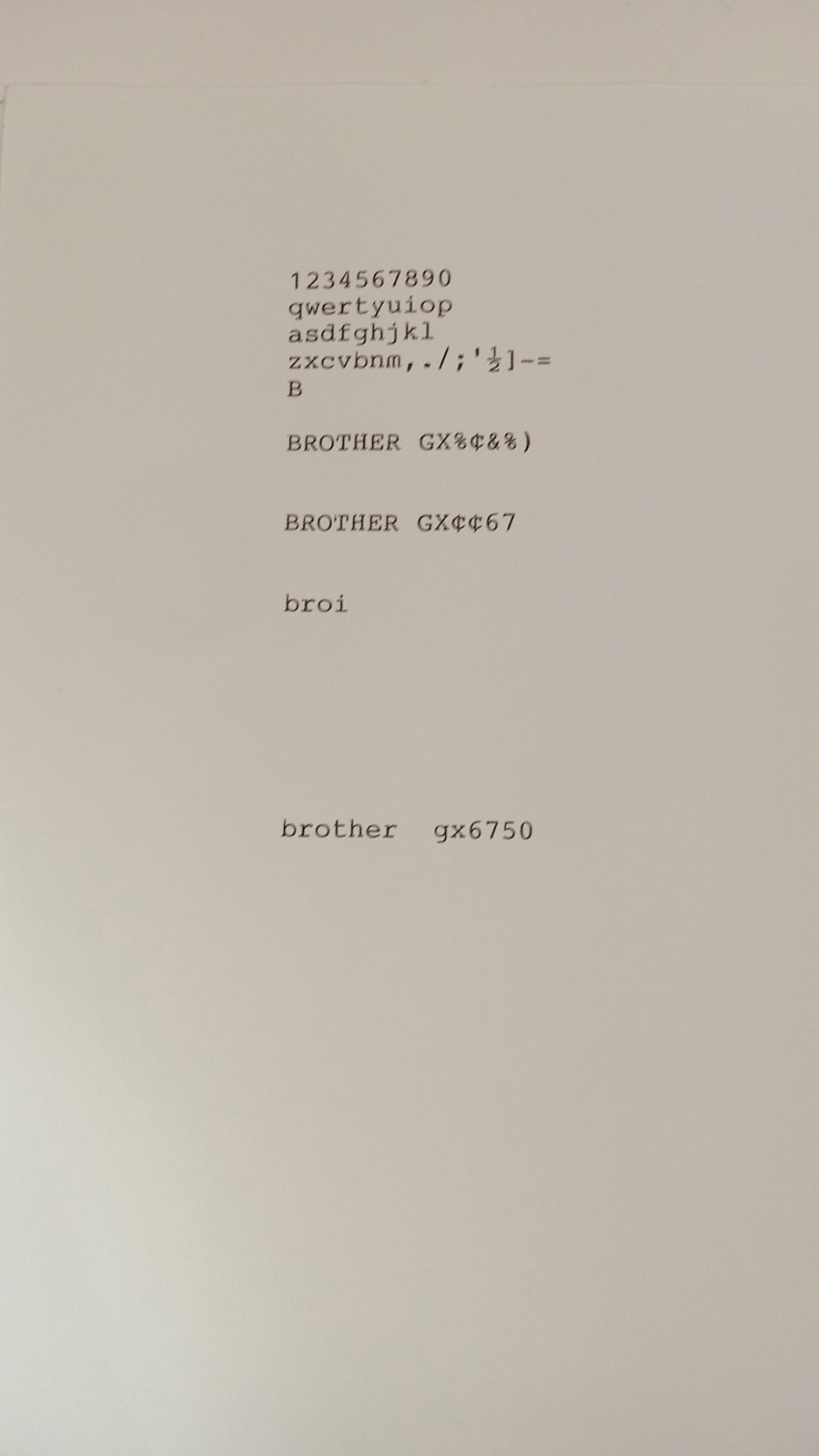 Brother Correctronic Electronic Typewriter GX-6750 – Tested & Working