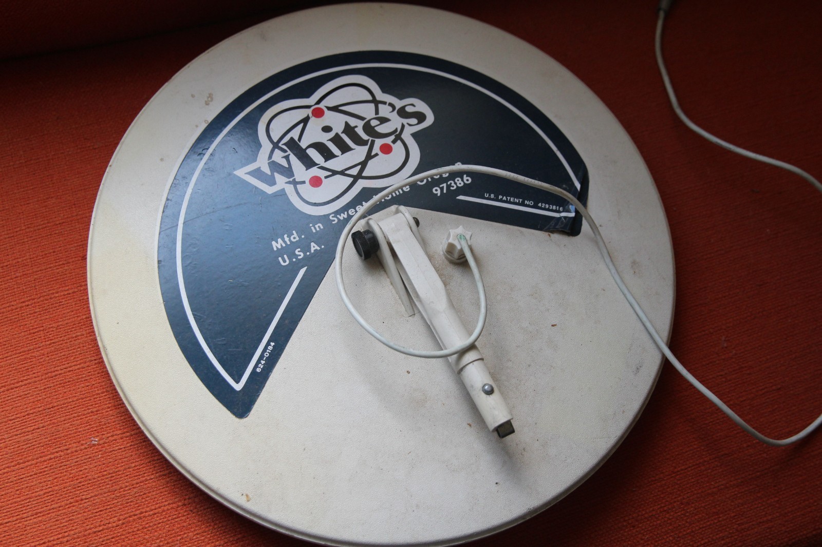 White’s 15″ Metal Detector Coil 624-0184 Sweet Home Oregon Vintage