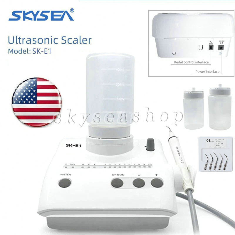 Dental Ultrasonic Scaler Scaling Perio Endo 2Bottles Fit EMS Cavitron Woodpecker