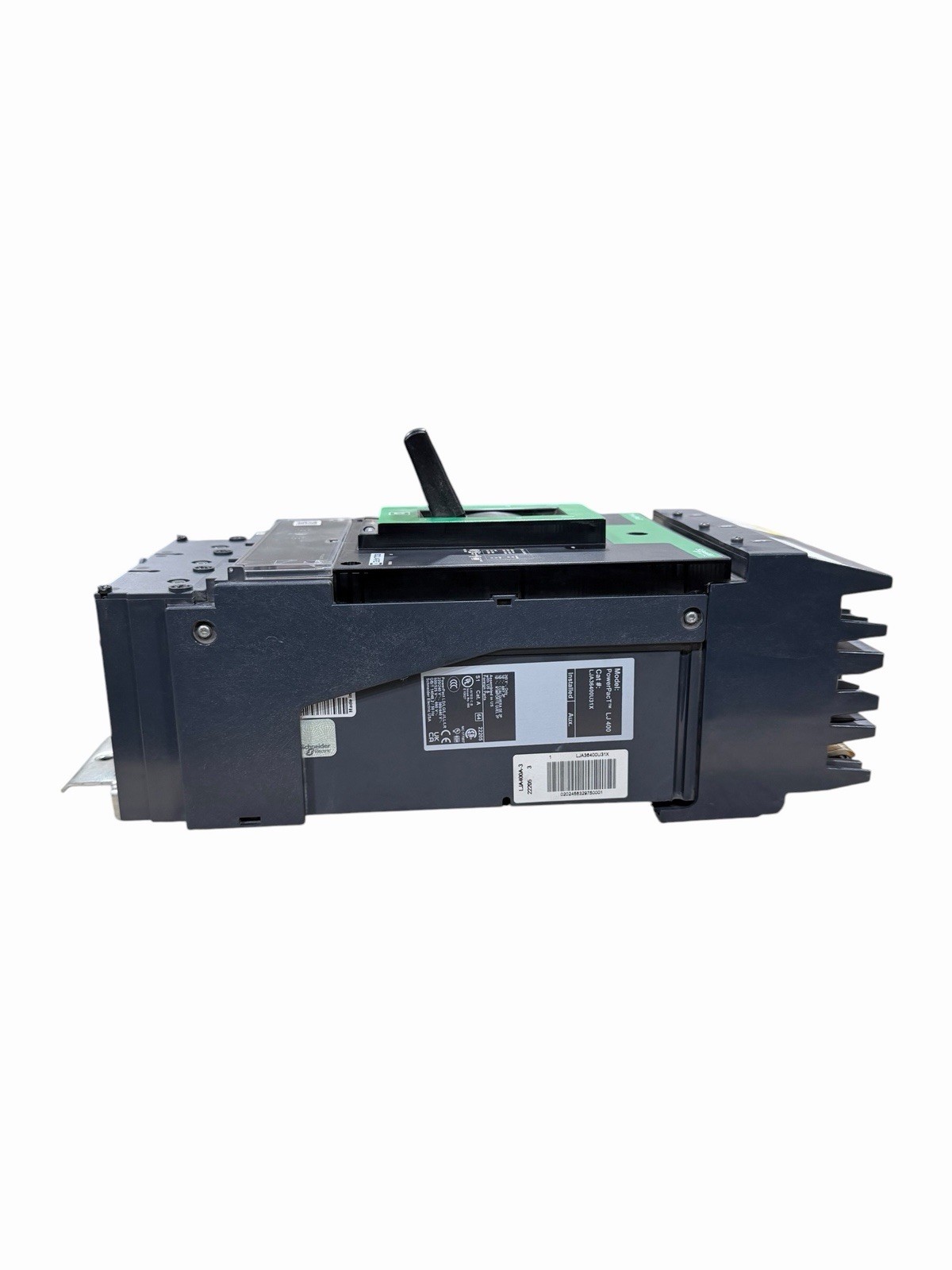 Square D LJA36400U31X PowerPacT L 400A 3P 600V I-Line Breaker