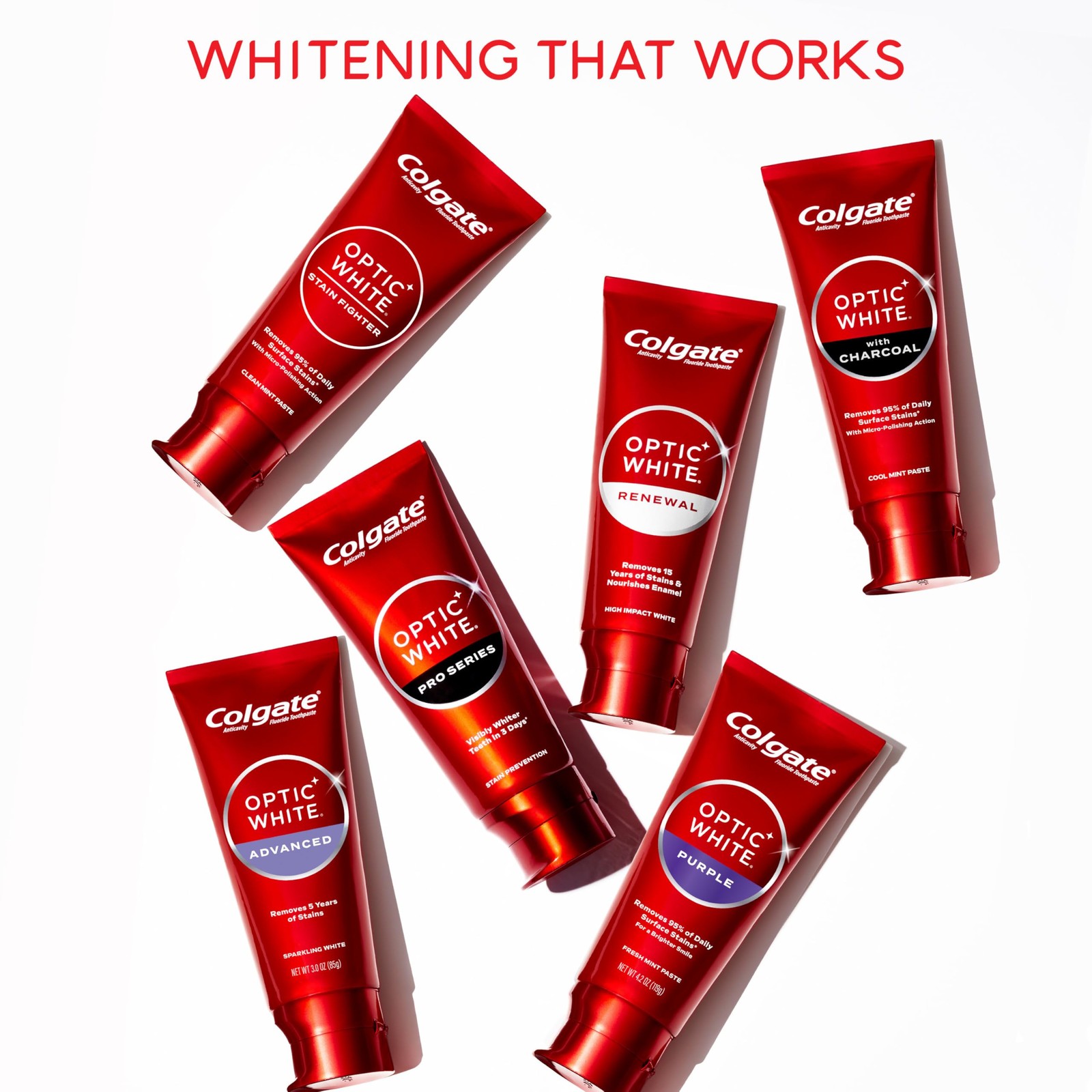 Colgate Optic White Pro Series Stain Prevention Hydrogen Peroxide Toothpaste,