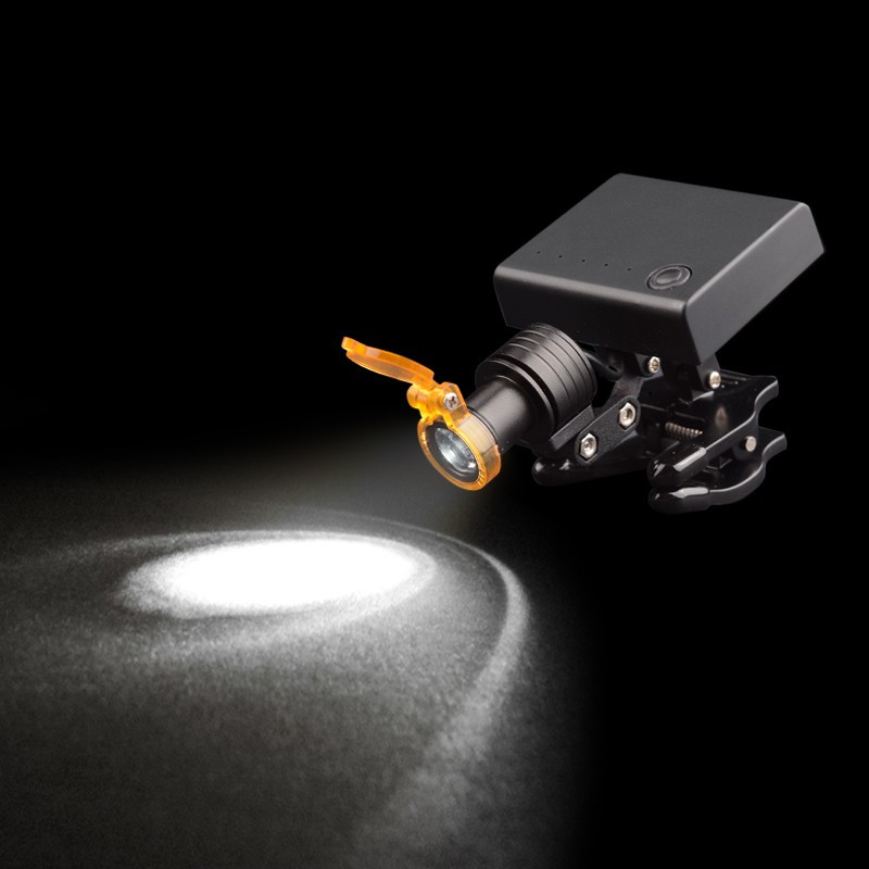 Dental 5W LED Wireless Head Light w/ Optical Filter for Loupes Glasses DY-013 US
