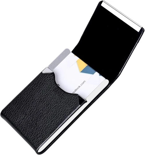 Professional Business Card Holder PU Leather Business Card Case Name Card Holder