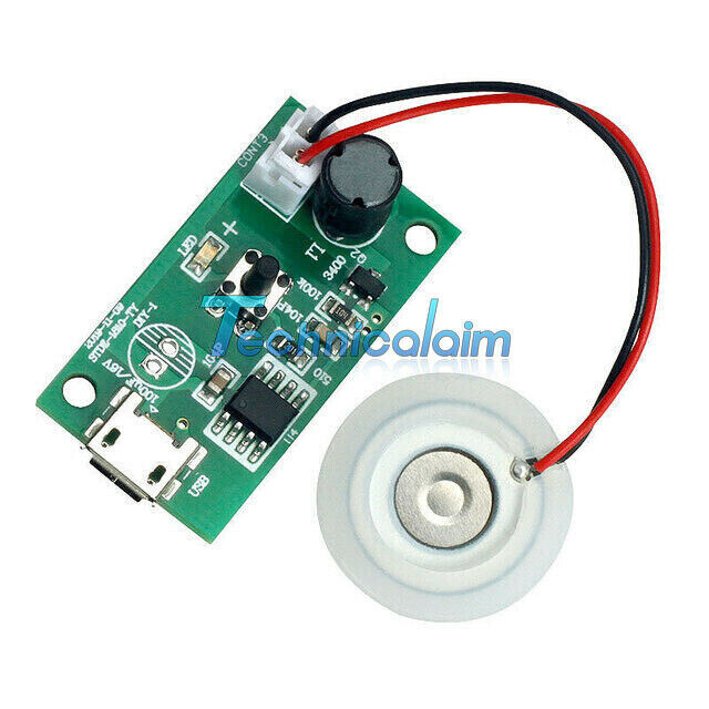 Micro USB Ultrasonic Atomizing Humidifier Module Fogger Mist Generator Atomizer