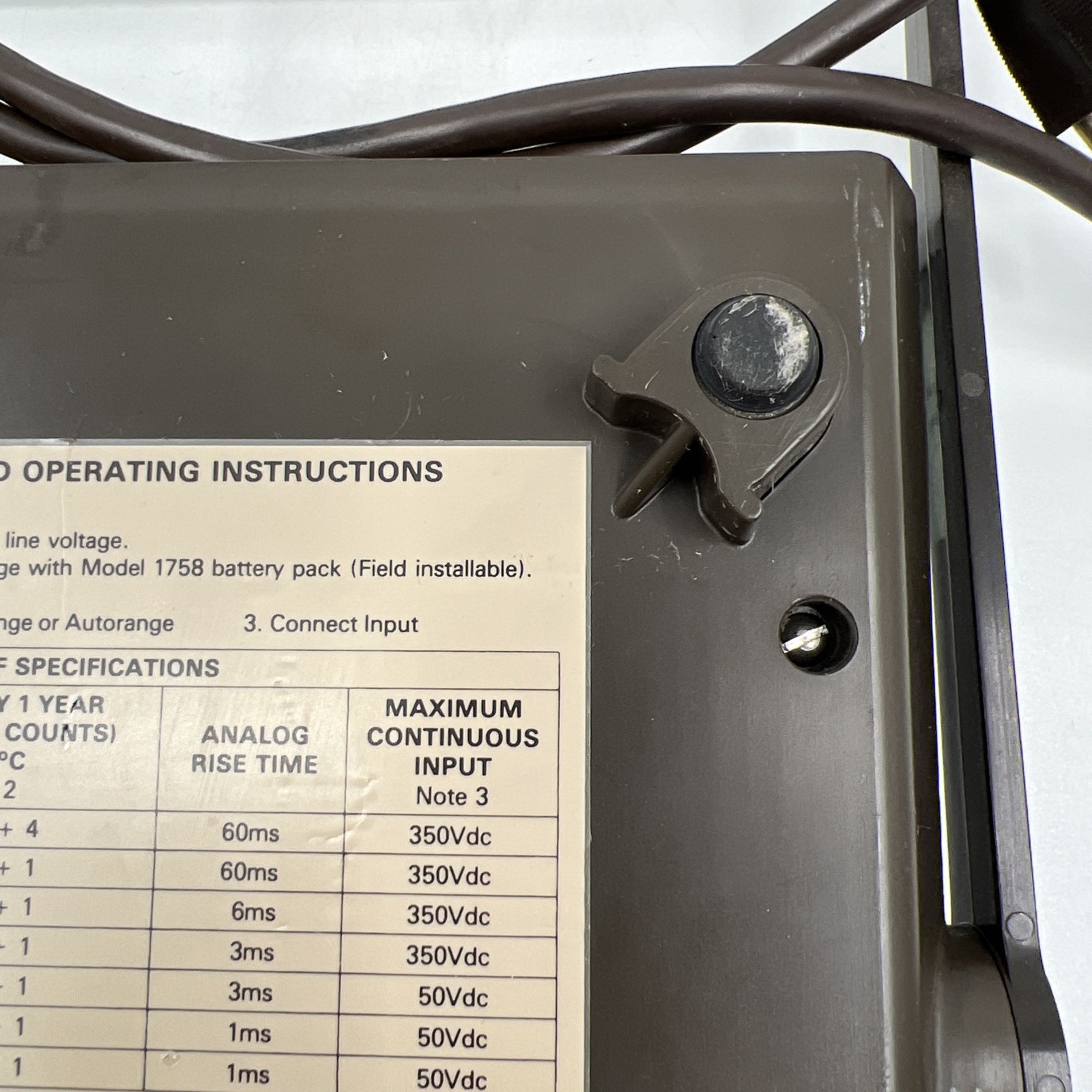 Keithley 485 Auto ranging Picoammeter bench top Parts Only