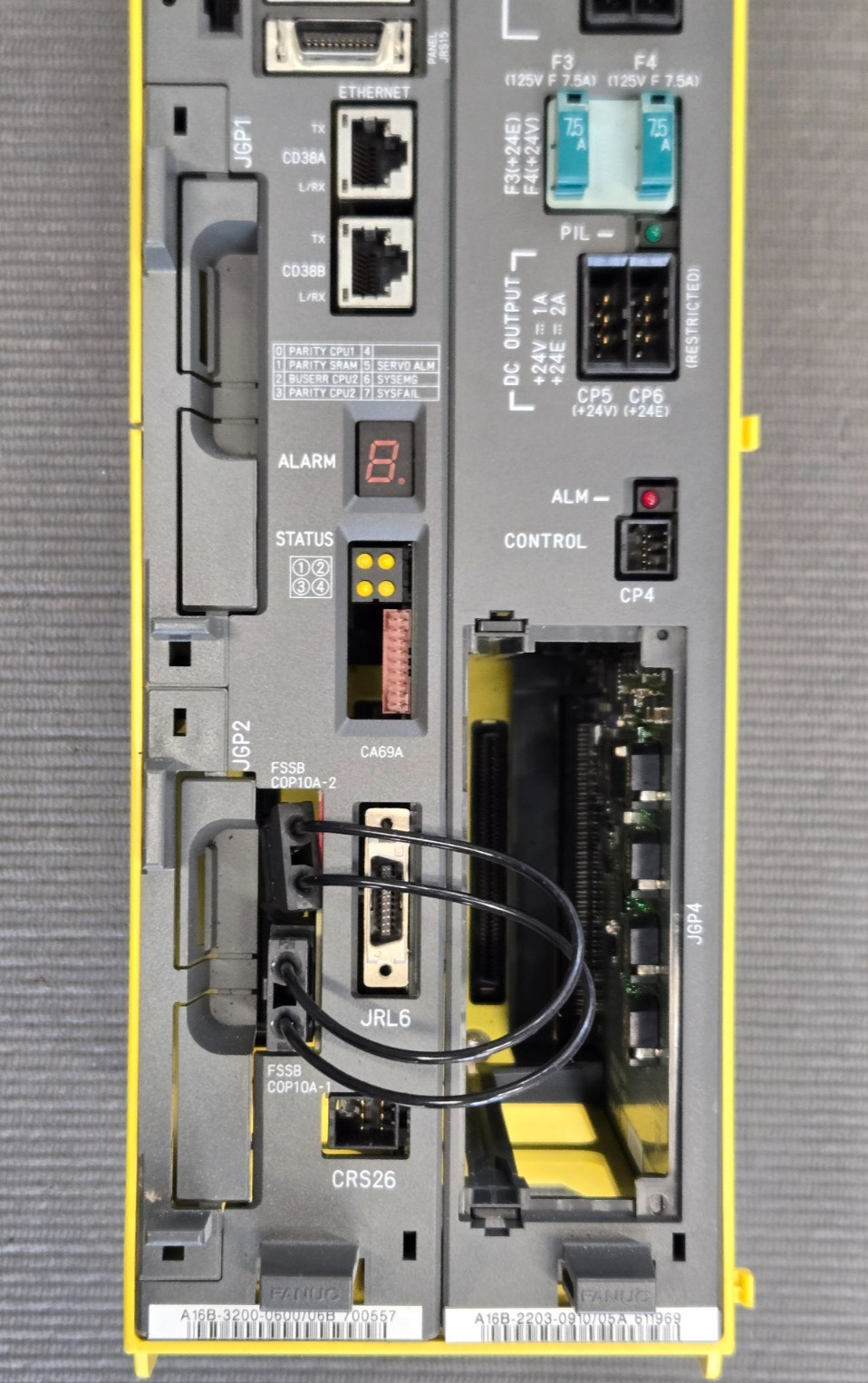 FANUC MODULE CPU + PSU + TRACKING R30iA/RJ3iC (A16B-3200-0600 / A16B-2203-0910)