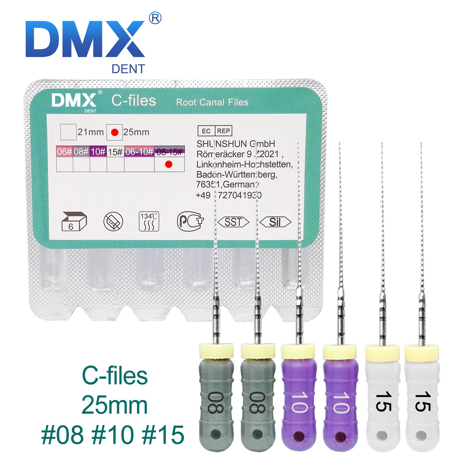 Dental Endodontic C-Files 25mm Endo Root Canal Hand Use File Catheterization