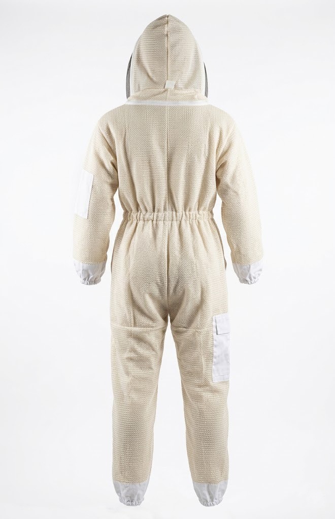 BEEKEEPING SUIT , Unisex 3 Layers Ventilated White – MEDIUM SIZE