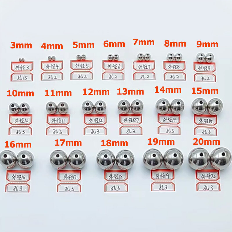 Through-hole Stainless Steel Beads Ball High Precision Bearing Balls Smooth Ball