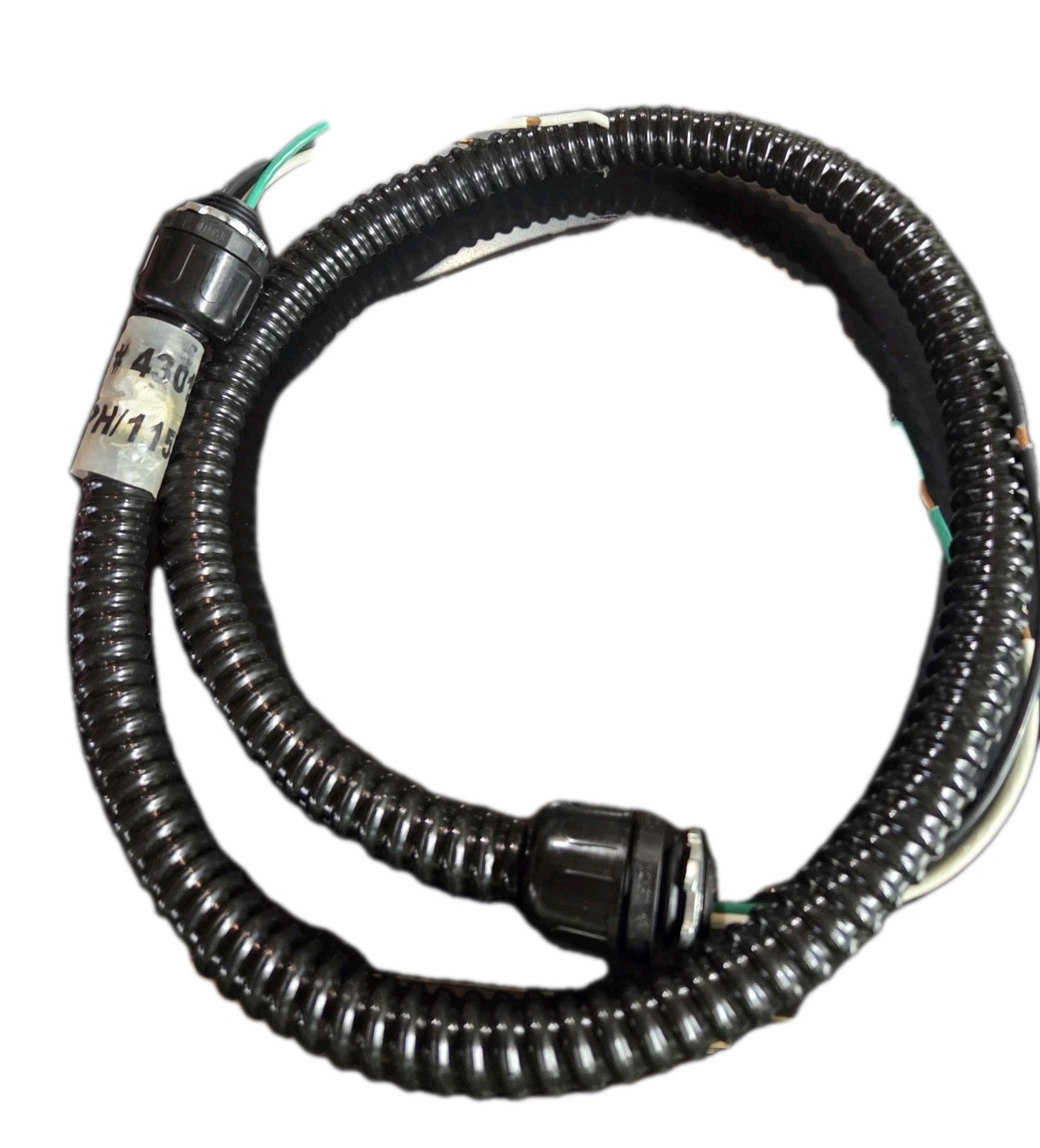 Power Whip Assembly 3/4inch X 4 Ft Nonmetallic Liquid Tight Flexible Electrical