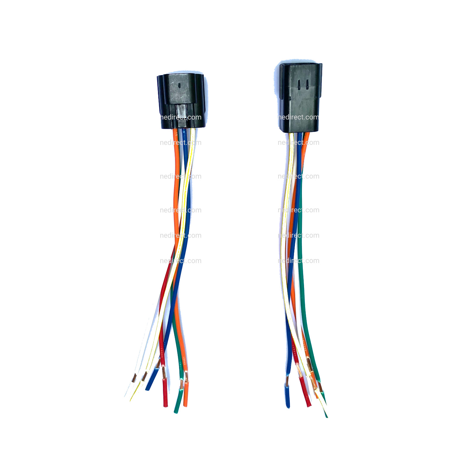 6″ ASSEMBLED WATERPROOF 6 PIN ELECTRICAL 1.8MM AWG WIRE CONNECTOR PLUG