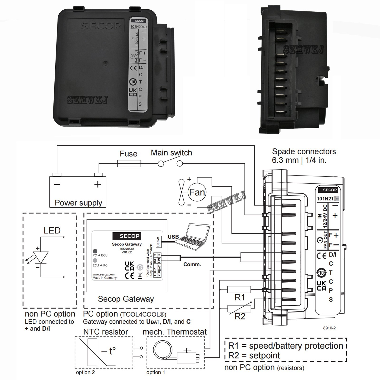 12V LCD Solar Panel Tracking Tracker Dual Axis Kits W/ 6000N 18″ Linear Actuator