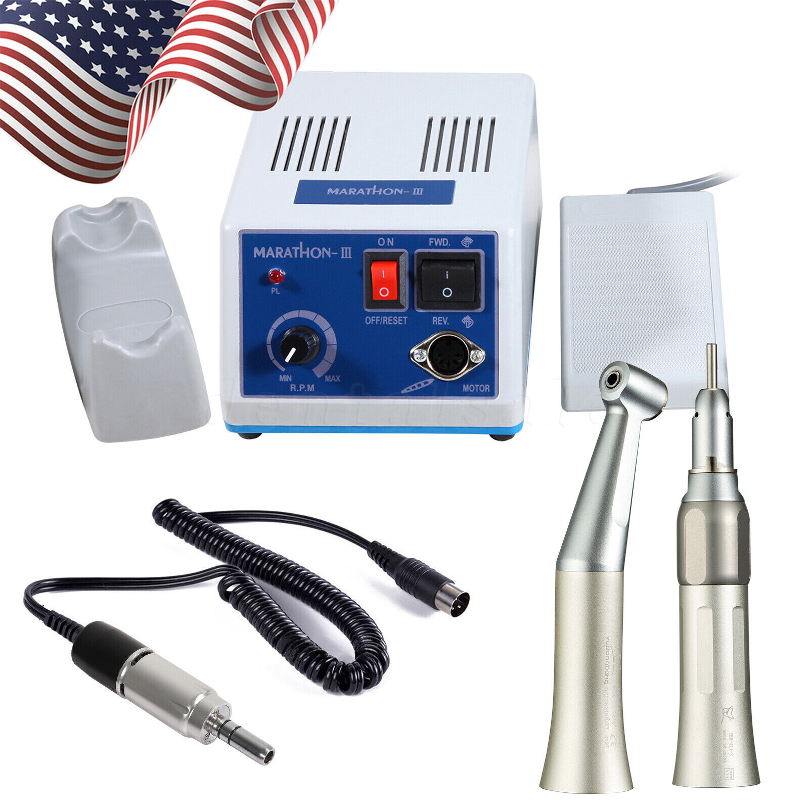 Marathon Dental Lab Micromotor Drill Polisher Machine N3 35K RPM Handpiece TXX