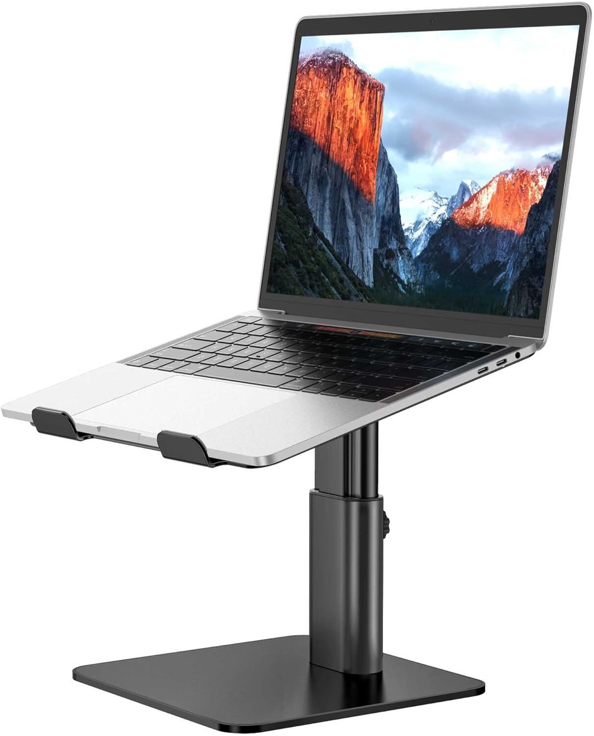 BESIGN LSX6N Laptop Stand, Standard for Sit Work(H5.60-8.6in), Black