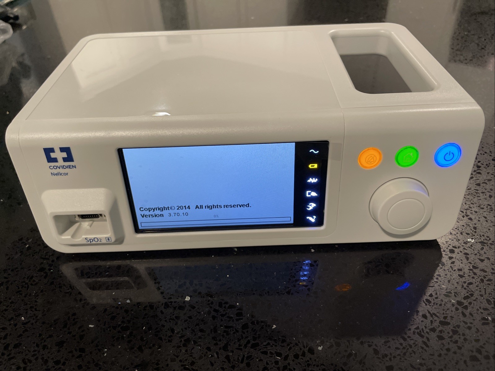 Covidien Nellcor PM100N SpO2 Bedside System Power Cord Included