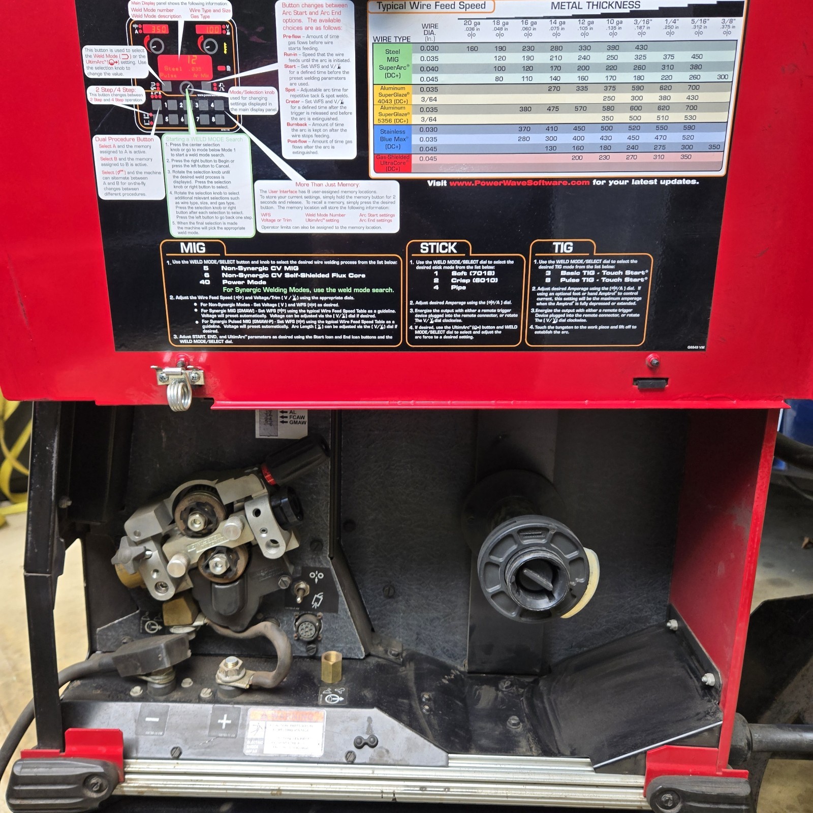Lincoln C300 Power Wave Mig Tig Stick – Multi Process Electric Welde