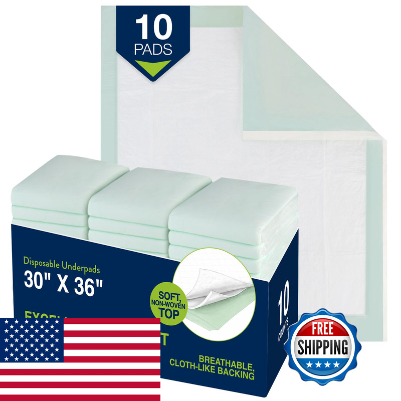 Halyard Disposable Standard Underpads Incontinence Bed Pads 30X36 Inches Case