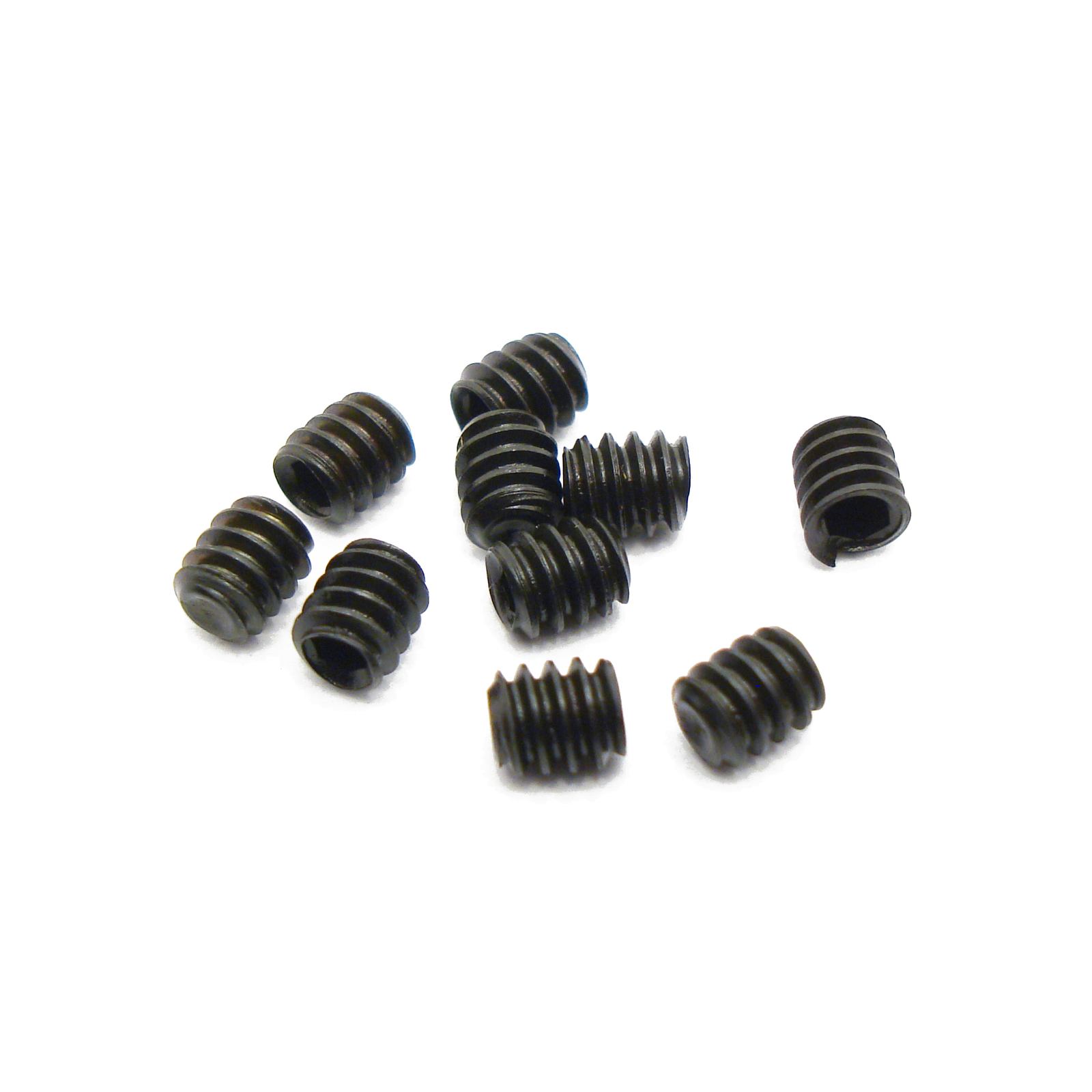 #4-40 x 1/8″, Socket Set Screws Cup Point, 45H Steel, Black Oxide