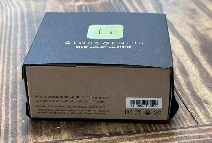 Credit Card Reader Gloss Genius Chief Money Machine Pink In Box